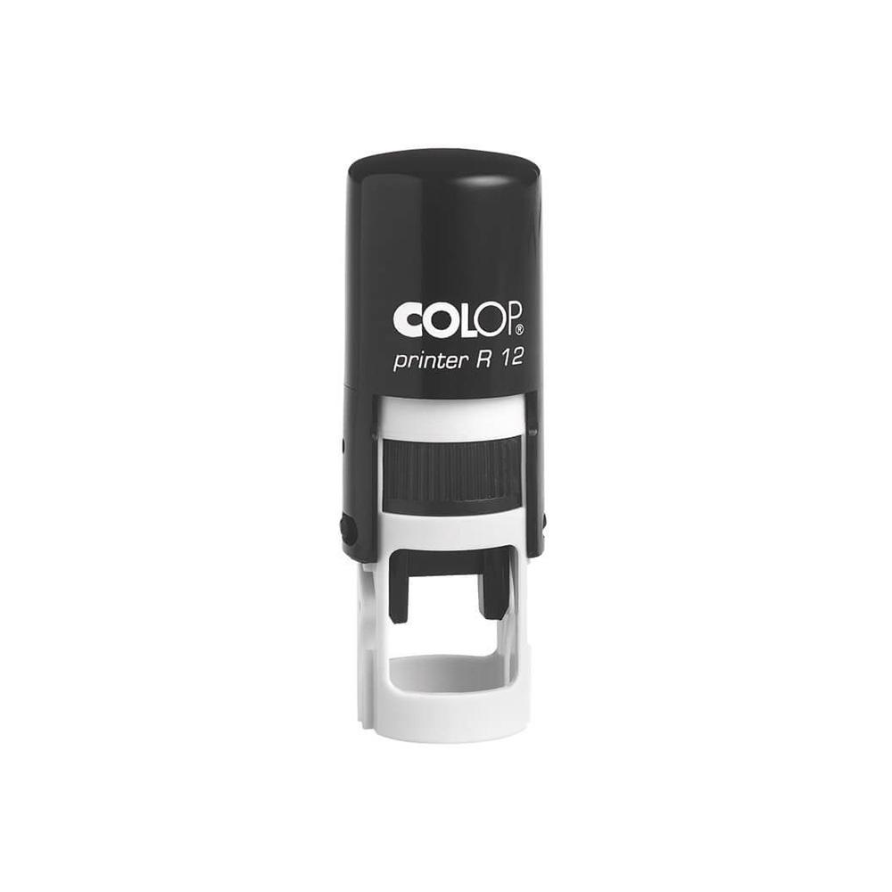 Kleiner Bonuskartenstempel, rund, d=12mm, Stempelfarbe schwarz